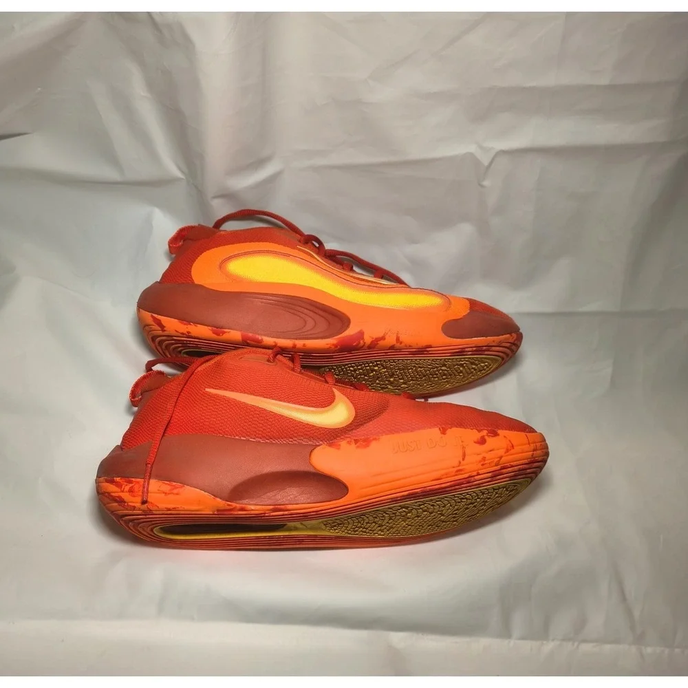 Nike IsoFly Big Kids Basketball Shoes Team Orange Laser Orange FN4384-800 Size 7